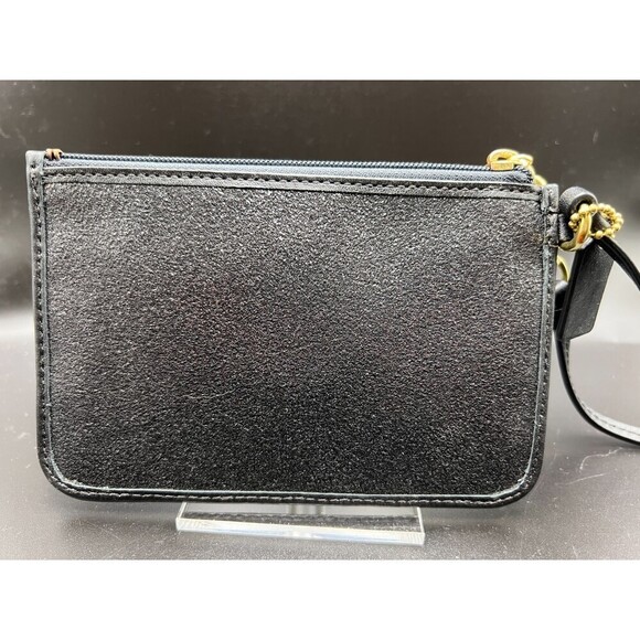 Coach Black Glitter Wristlet - Picture 3 of 5